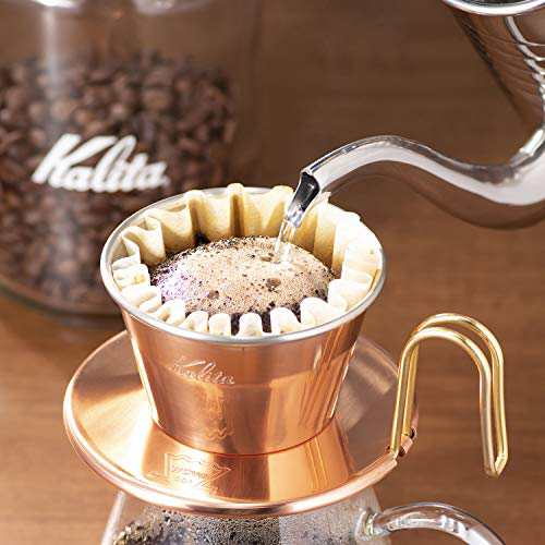 カリタ Kalita コーヒー ドリッパー ウェーブシリーズ 銅製 1*2