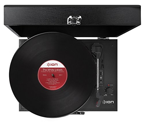 ION Audio ポータブルレコードプレーヤー スーツケース型 スピーカー