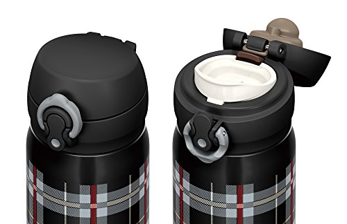 サーモス 水筒 真空断熱ケータイマグ 【ワンタッチオープンタイプ】 0.5L ブラックチェック JNL-502G BKC_3