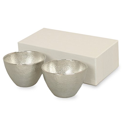 スズ ぐい呑 猪口 能作 本錫100％ 酒器 ぐい呑み 2個ペアセット 錫の通販は 8,561円