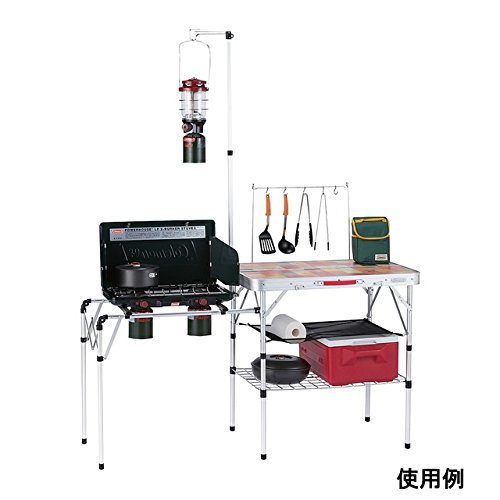 電話を掛けるマン(Coleman) 速見表 オールインワンキッチンテーブル 2000031294