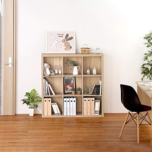 白井産業 無垢材をイメージさせる厚さ3.6cmの天板 A4ファイルBOXがぴったり入る奥行 棚板耐荷重15kgのラック シェルフ 本棚 アイ 白井産業 無垢材をイメージさせる厚さ3.6cmの天板 A4ファイルBOXが