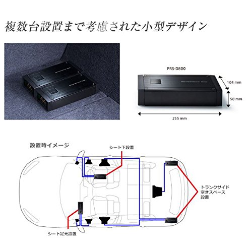 Pioneer パイオニア パワーアンプ PRS-D800 250W*2 ブリッジャ