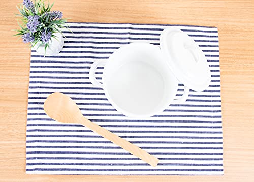 にちにち道具 野田琺瑯 両手鍋 キャセロール 蓋付 IH対応 日本製 ホワイト 14cm YN-W14の通販は