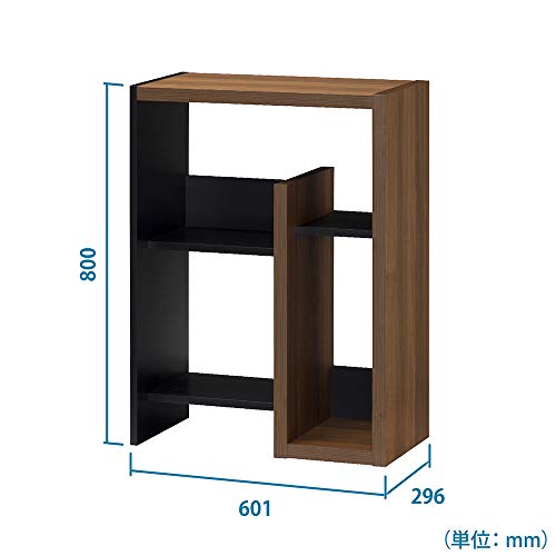 □ユニークで無駄のないデザイン 縦でも横でも使える テレビ台