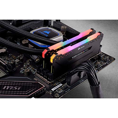 CORSAIR DDR4-2666MHz デスクトップPC用 メモリモジュール VENGEANCE RGB PRO シリーズ 16GB [8GB*2枚] CMW16GX4M2A2666C16_3