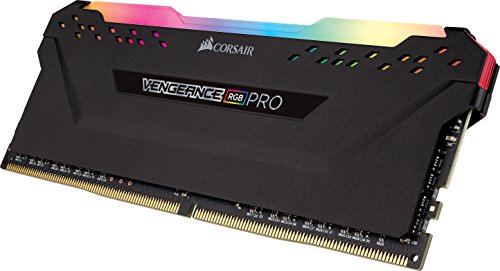 CORSAIR DDR4-2666MHz デスクトップPC用 メモリモジュール VENGEANCE RGB PRO シリーズ 16GB [8GB*2枚] CMW16GX4M2A2666C16_4