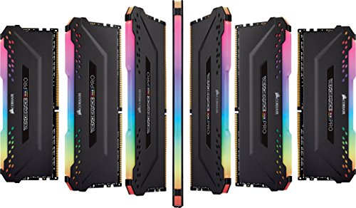 CORSAIR DDR4-2666MHz デスクトップPC用 メモリモジュール VENGEANCE RGB PRO シリーズ 16GB [8GB*2枚] CMW16GX4M2A2666C16_6