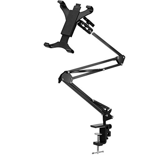 Unique Spirit タブレット アーム 12.9 スタンド 寝ながら 4〜12.9インチ switch適用 Ipad Pro12.9 Mini Air Iphone 横/縱/仰向け 揺れない スマホ ベッドスタンド アイパッド 固定アーム ごろ寝 床置き 卓上 折の通販は