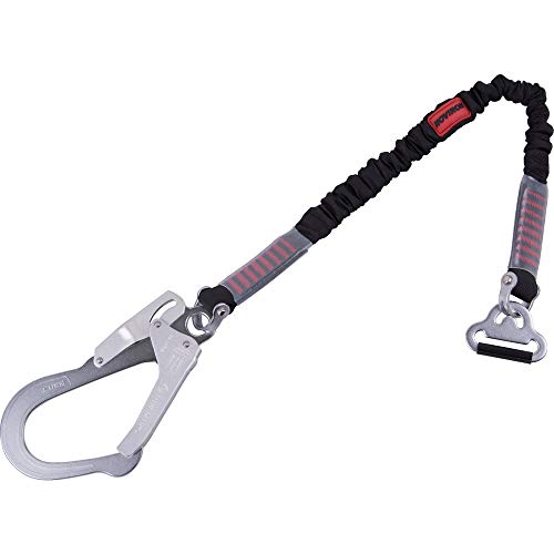 藤井電工 新規格 胴ベルト型2丁掛け用ランヤード ノビロン 1050mm 黒 TBL-AT-NV5931-BK-N ツヨロン 墜落制止用器具 安全帯 補助ロープの通販は