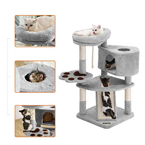 feandrea キャットタワー Amazon | FEANDREA キャットタワー スリム 猫タワー ハンモック
