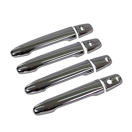 RUIQ 三菱 新型 デリカD：5スタンダードグレード 専用 外装 クロームメッキアウタードアハンドルカバー ノブ フルカバータイプ MITSUBISHI DELICA D5 専用 設計の通販は 5,341円