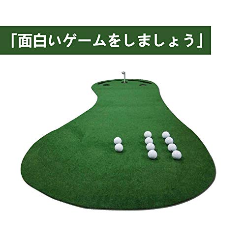 Voodans パターマット ゴルフマット パッティングマット ショットマット 人工芝 グリーン 92*275cm_3