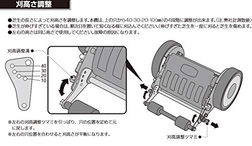 大進 手動 芝刈り機 自動調整刃 4939736702048 DGM-H200R 大進 園芸