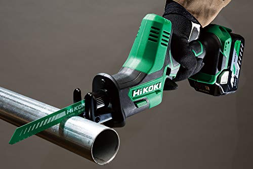 HiKOKI(ハイコーキ) 18V コードレスワンハンドセーバーソー(レシプロソー) 木材・金属切断 DIY 枝打ち 粗大ゴミ解体 CR18DA(NN) 蓄電池、充電器、ケース別売り
