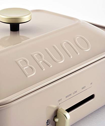 BRUNO ブルーノ コンパクトホットプレート 本体 プレート2種(たこ焼き