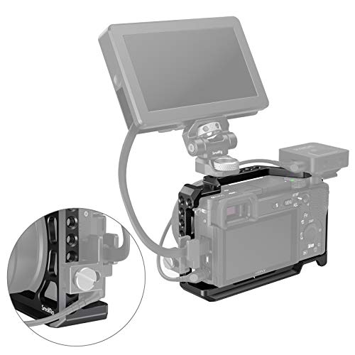 SmallRig A6100・A6300・A6400用ケージキット シリコンゴム製ハンドル2788付き-3164_5