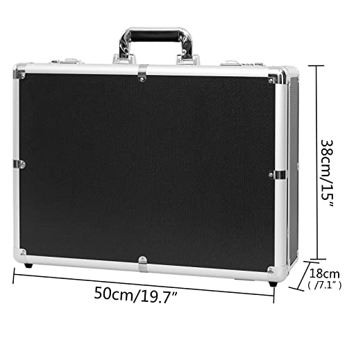 Rxakudedo アタッシュケース アルミ 大型 50*38cm アルミツール
