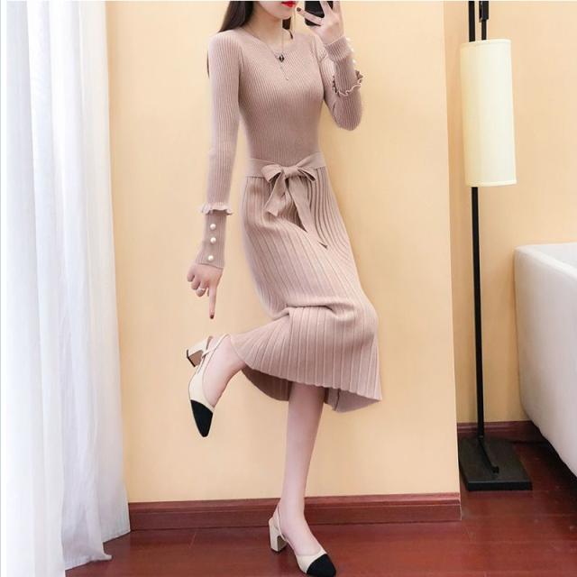 敬意を表して 前書き 交じる セミ フォーマル ニット ワンピース Miral Jp