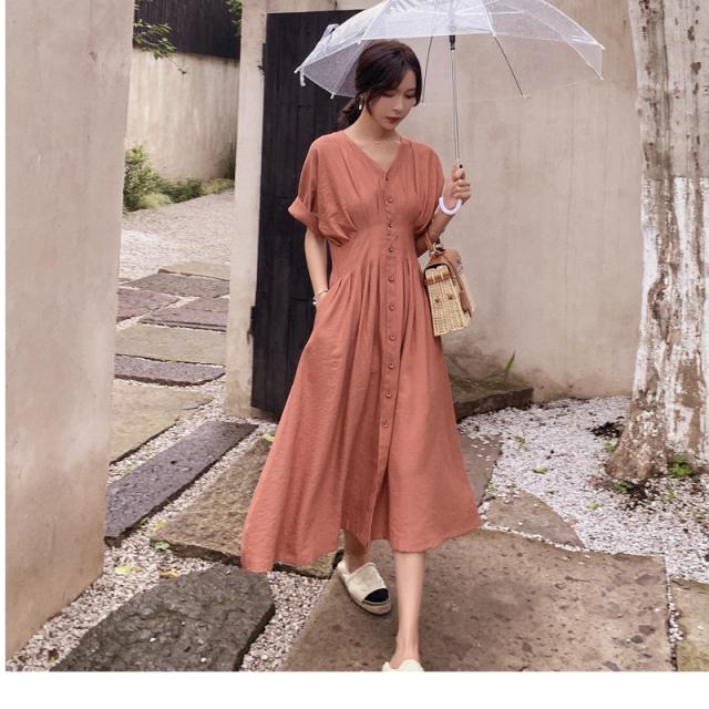 ワンピース 夏新作 大きいサイズ レディース ワンピース ピンタックコットンロングワンピース ワンピ シャツワンピース 半袖ワンピース の通販はau Pay マーケット ベースキャンプ