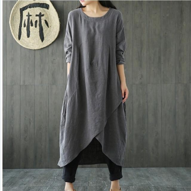 ワンピース コクーンシルエットビッグポンチワンピース M L レディース 秋冬 ワンピース 綿混 ブラック チャコール の通販はau Pay マーケット ベースキャンプ