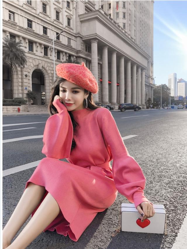 セレブ風 ワンピース チャイナ風ワンピース 可愛いワンピース チャイナ風服 中華服 改良唐装 民族風 スタンドネック 長袖 ロング丈 普段の通販はau Wowma ベースキャンプ