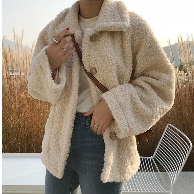 大きいサイズ レディース アウター 冬 韓国 ボアブルゾン ボアアウター レディース ボアコート 大きいサイズ アウター ボアブルゾン 冬 の通販はau Pay マーケット ベースキャンプ