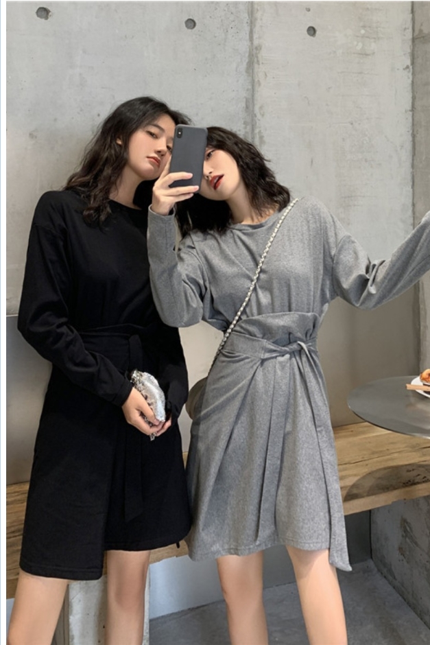 ゆる ワンピース ドラッグハニー モノトーン リブニット ゆるダボ ビッグ ワンピース 長袖 ユニセックス ゴシック パンク の通販はau Pay マーケット ベースキャンプ