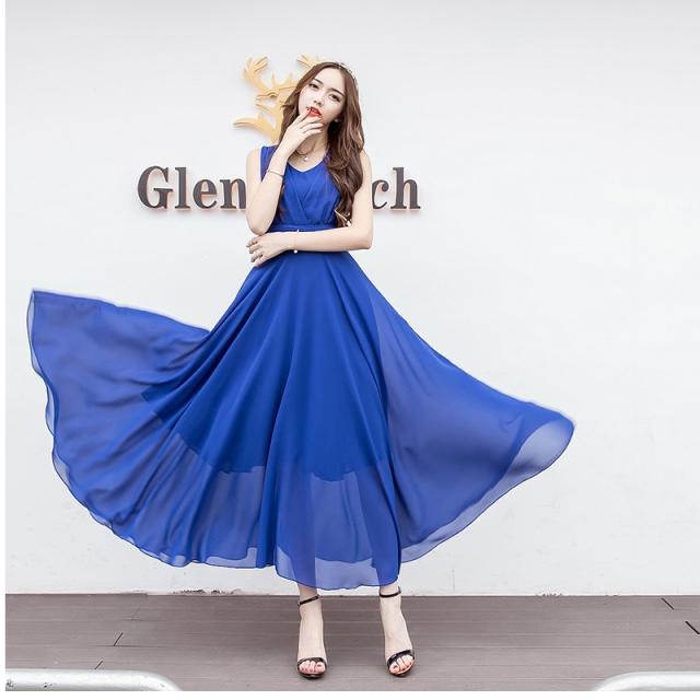 フレアマキシワンピース 春 夏 マキシワンピース 夏 半袖 レディース マキシ丈ワンピース ロングワンピース 無地 シフォンワンピース フの通販はau Pay マーケット ベースキャンプ