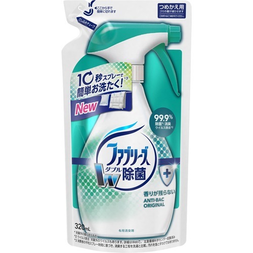 ファブリーズ 消臭スプレー 除菌プラス 詰替 3ml 消臭 除菌スプレー の通販はau Pay マーケット 爽快ドラッグ