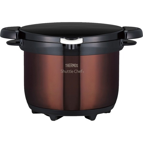 サーモス 真空保温調理器シャトルシェフ KBG-3000 CBW クリアブラウン(1台)[鍋]