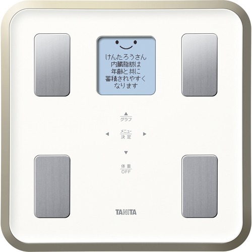 タニタ 体組成計 ヘルスメーター バックライト付 ホワイト BC-811-WH(1台)[体重計]