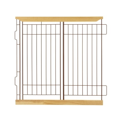 リッチェル 木製スライドペットサークル ワイド仕切り ナチュラル(1枚入)[ペット用サークル・ケージ・ルーム・タワー]