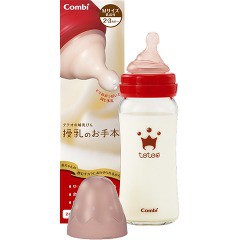 テテオ 授乳のお手本 哺乳びん 耐熱ガラス Mサイズ 乳首付 Combi