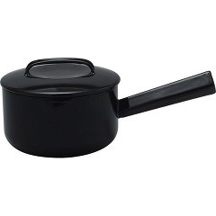 野田琺瑯 ノマク ソースパン ブラック 17cm(1コ入)[鍋]の通販は