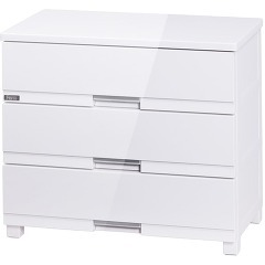チェスト フィッツプラス プレミアム 3段 セラミックホワイト 奥41幅75高66cm FP7503(1コ入)[収納]の通販は 14,189円