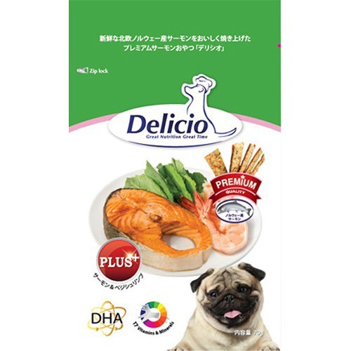 デリシオ プラス サーモン ベジシュリンプ 70g 犬のおやつ サプリメント の通販はau Pay マーケット 爽快ドラッグ