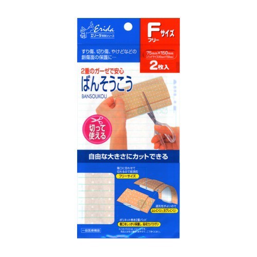 エリーダ ばんそうこう フリーサイズ 2枚入 2コセット 絆創膏 大きいサイズ の通販はau Pay マーケット 爽快ドラッグ