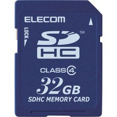 エレコム SDHCメモリカード 32GB MF-FSD032GC4／H(1コ入)[情報家電　その他]