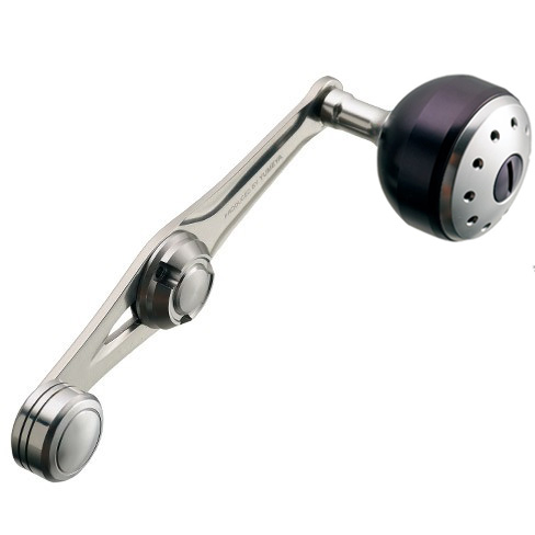 ●シマノ　夢屋 パワーバランスハンドル 65mm ALブラック (030511)