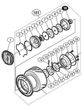 ●シマノ　13ステラSW 6000HG(030665)用 純正標準スプール (パーツ品番10HQB)　【キャンセル及び返品不可商品】 19,580円