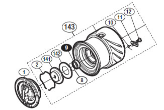●シマノ　14ステラ2500S(032423)用 純正標準スプール (パーツ品番10R65)　【キャンセル及び返品不可商品】
