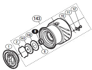 ●シマノ　14ステラ2500HGS(032430)用 純正標準スプール (パーツ品番10R65)　【キャンセル及び返品不可商品】 の通販は