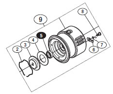●シマノ　15 ツインパワー 1000PGS (033635)用 純正標準スプール (パーツ品番13CBD)　【キャンセル及び返品不可商品】