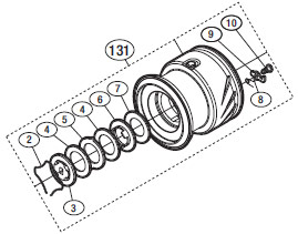 ●シマノ　15 ストラディック 4000HGM (034168)用 純正標準スプール (パーツ品番13CBN)　【キャンセル及び返品不可商品】 の通販は 5,355円
