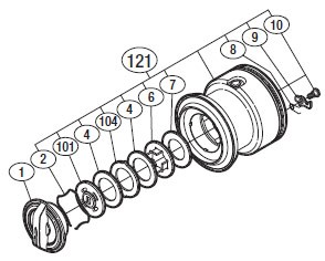 シマノ 12 エクスセンスbb C3000hgm 用 純正標準スプール パーツ品番105 キャンセル及び返品不可商品 の通販はau Pay マーケット バスメイトインフィニティ