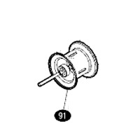 ●シマノ　16 スティーレ 101PG (5.8) 左ハンドル (035257)用 純正標準スプール (パーツ品番13AV4)　【キャンセル及び返品不可商品】
