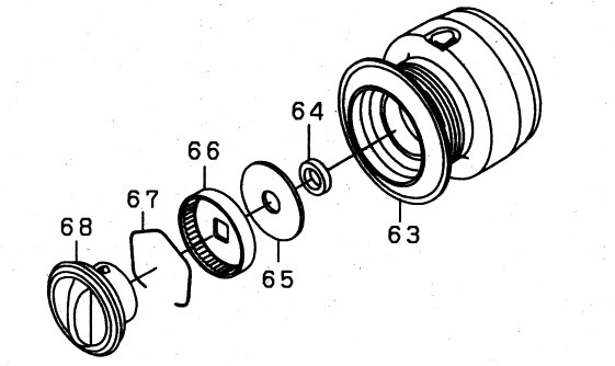 ●ダイワ　月下美人MX2004(4960652808453)用 純正標準スプール (部品コード128588)　【キャンセル及び返品不可商品】の通販は 8,422円