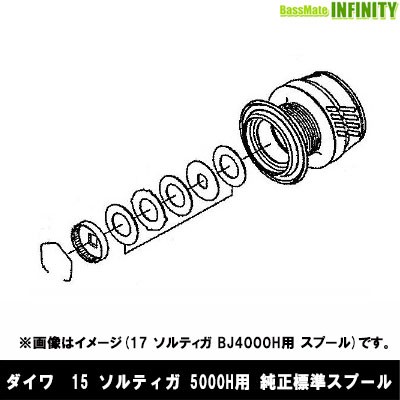 ダイワ 15 ソルティガ 5000h 用 純正標準スプール 部品コード1210 キャンセル及び返品不可商品 の通販はau Pay マーケット バスメイトインフィニティ