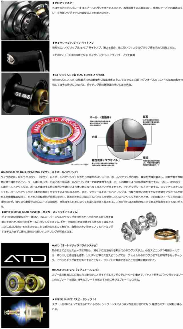 ダイワ Ryoga リョウガ 15 Cc 右ハンドル の通販はau Pay マーケット バスメイトインフィニティ